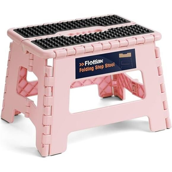 9" Folding Step Stool for Adults and Kids Holds Up to 300 lbs, Folding Stools - Picture 7 of 7